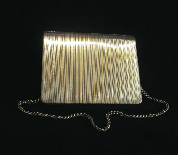 Antique Silver Wallet Purse 1911 Coin Purse Credit Card Business Card Wallet Charge Purse
