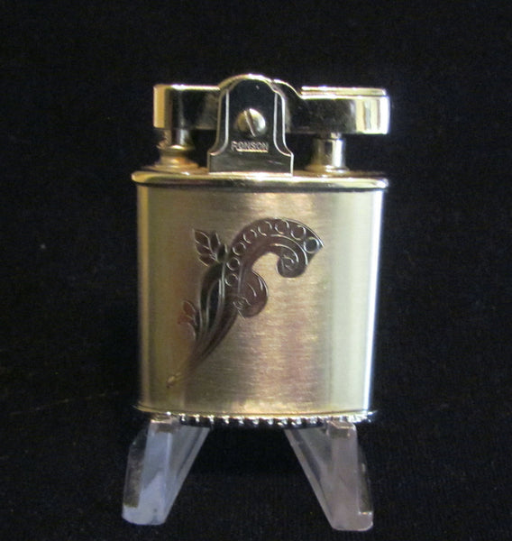 Silver Ronson Princess Lighter Pocket Purse Lighter Working Mint Condition