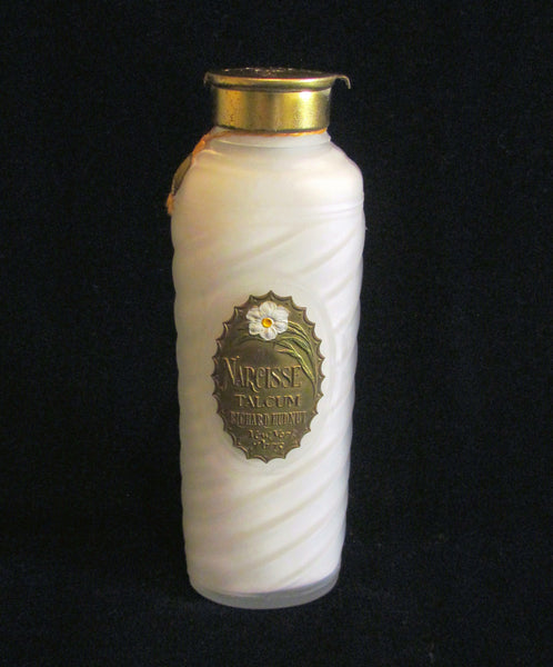 Richard Hudnut Talcum Powder Bottle Narcisse Talcum Powder Bottle Unused Excellent Condition Full Bottle