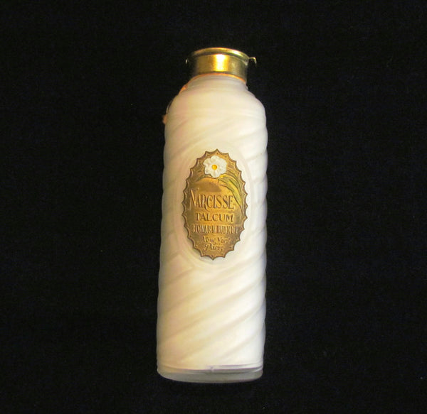 Richard Hudnut Talcum Powder Bottle Narcisse Talcum Powder Bottle Unused Excellent Condition Full Bottle