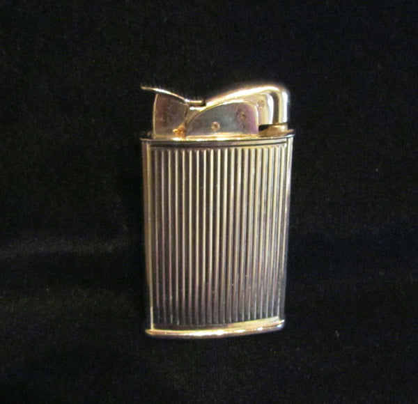 Evans Rhinestone Lighter Ladies Pocket Lighter Silver Starburst Vintage Working Lighter
