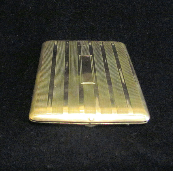Circa 1900s EAM Silver Cigarette Case Business Card Case Credit Card Holder