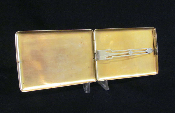Circa 1900s EAM Silver Cigarette Case Business Card Case Credit Card Holder