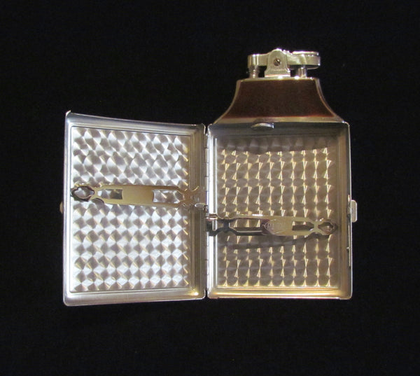 Ronson Case Lighter Master Case Cigarette Case 1930s Tortoise Shell Enamel Unused Mint Condition In Original Box
