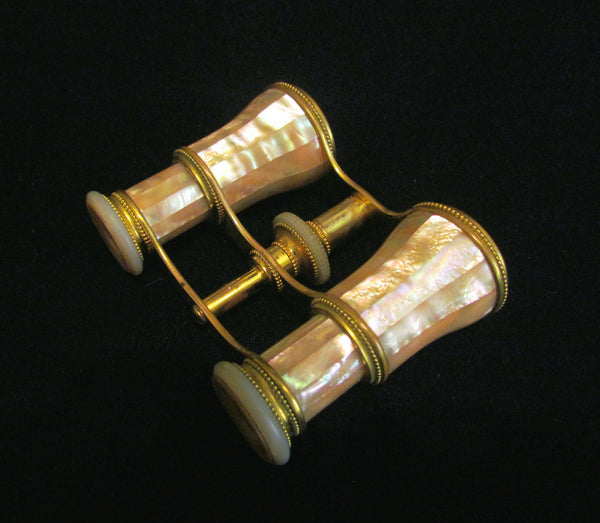 LeMaire Fi Opera Glasses 1800s Paris Binoculars Antique Mother Of Pearl Theater Glasses EXCELLENT WORKING CONDITION