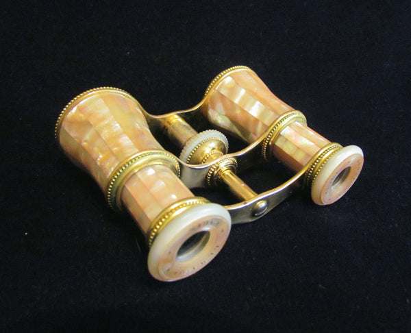 LeMaire Fi Opera Glasses 1800s Paris Binoculars Antique Mother Of Pearl Theater Glasses EXCELLENT WORKING CONDITION