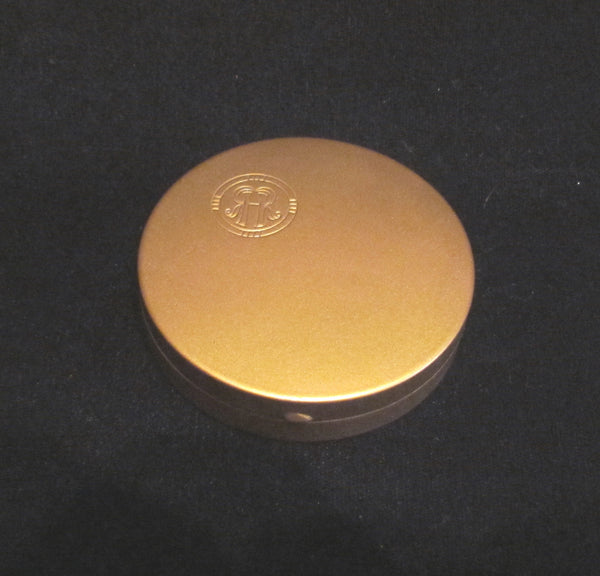 Richard Hudnut Gold Compact Three Flowers Powder And Mirror Compact 1920's Rare Piece