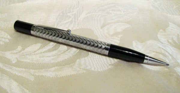 1950s Mechanical Pencil Lighter Silver Propelling Pencil Lighter Working Condition