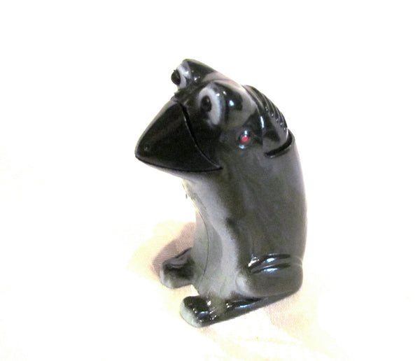 Vintage Frog Lighter Butane Table Or Pocket Lighter Working Condition