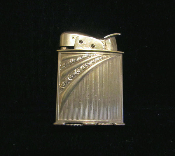 Evans Spitfire Lighter 1940s Silver Lighter Art Deco Working Pocket Lighter