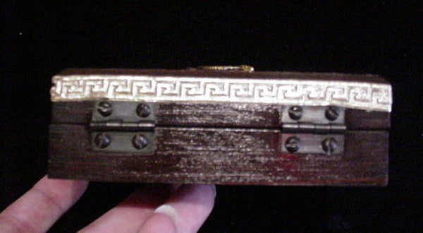 Steampunk Handmade Wooden Jewelry Trinket Box OOAK Lizard Gift Box