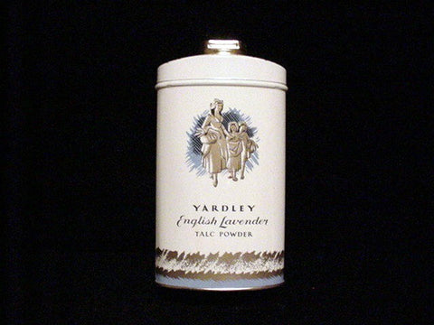 Yardley English Lavender Powder Tin Vintage Talcum Powder Full