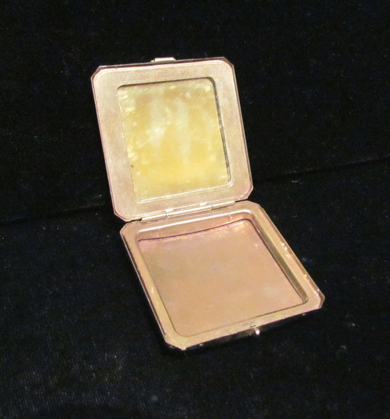 1930's Cara Nome Langlois Powder & Mirror Compact