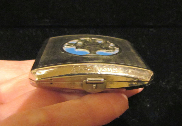 1930's Cara Nome Langlois Powder & Mirror Compact