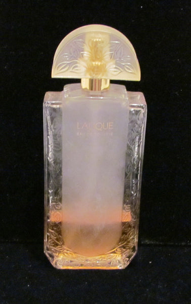 Lalique Perfume Bottles 3 Vintage Glass Bottles Fragrance Frosted Bottles