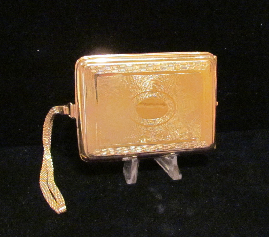 1920's Compact Purse Vintage Mavis Vivaudou Compact Gold Compact Powder Compact Rouge Compact RARE