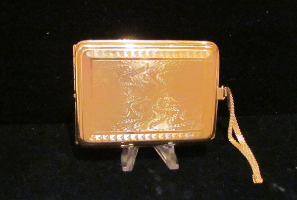 1920's Compact Purse Vintage Mavis Vivaudou Compact Gold Compact Powder Compact Rouge Compact RARE