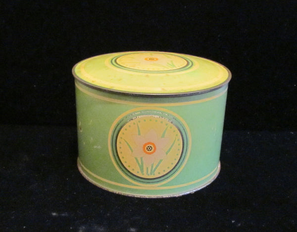 1920s Powder Tin Richard Hudnut Narcisse Metal Dusting Powder Box