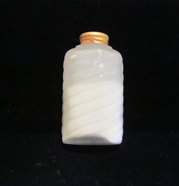 1920's Perfume Bottle Vintage Powder Richard Hudnut Powder Three Flowers Powder Talcum Powder Bottle RARE