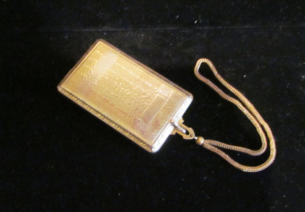 Evans Compact 1910s Dance Purse Powder Mirror And Rouge Wristlet
