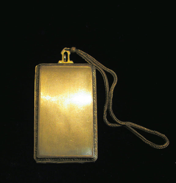 Evans Compact 1910s Dance Purse Powder Mirror And Rouge Wristlet