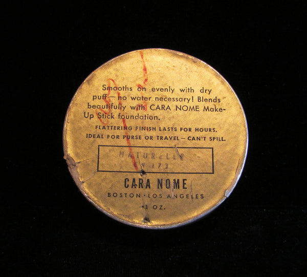 1930's Cara Nome Powder Box Vintage Langolis Art Deco Vanity Box Unused