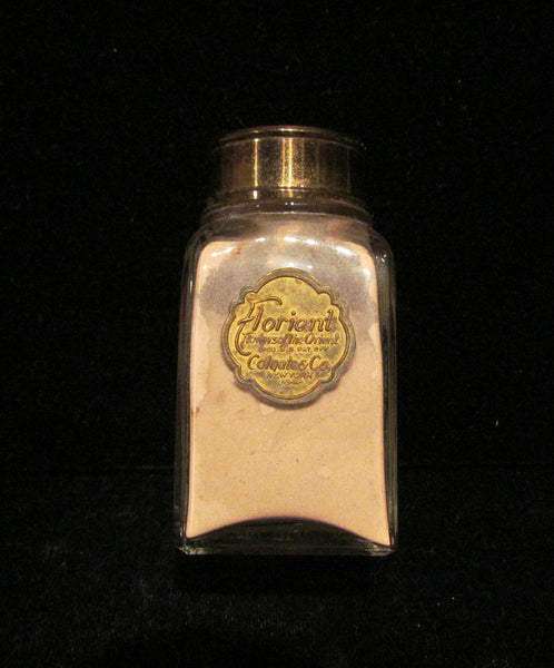 1910 Colgate Perfume Bottle Talcum Powder Vintage Colgate Co Floriant Powder Rare