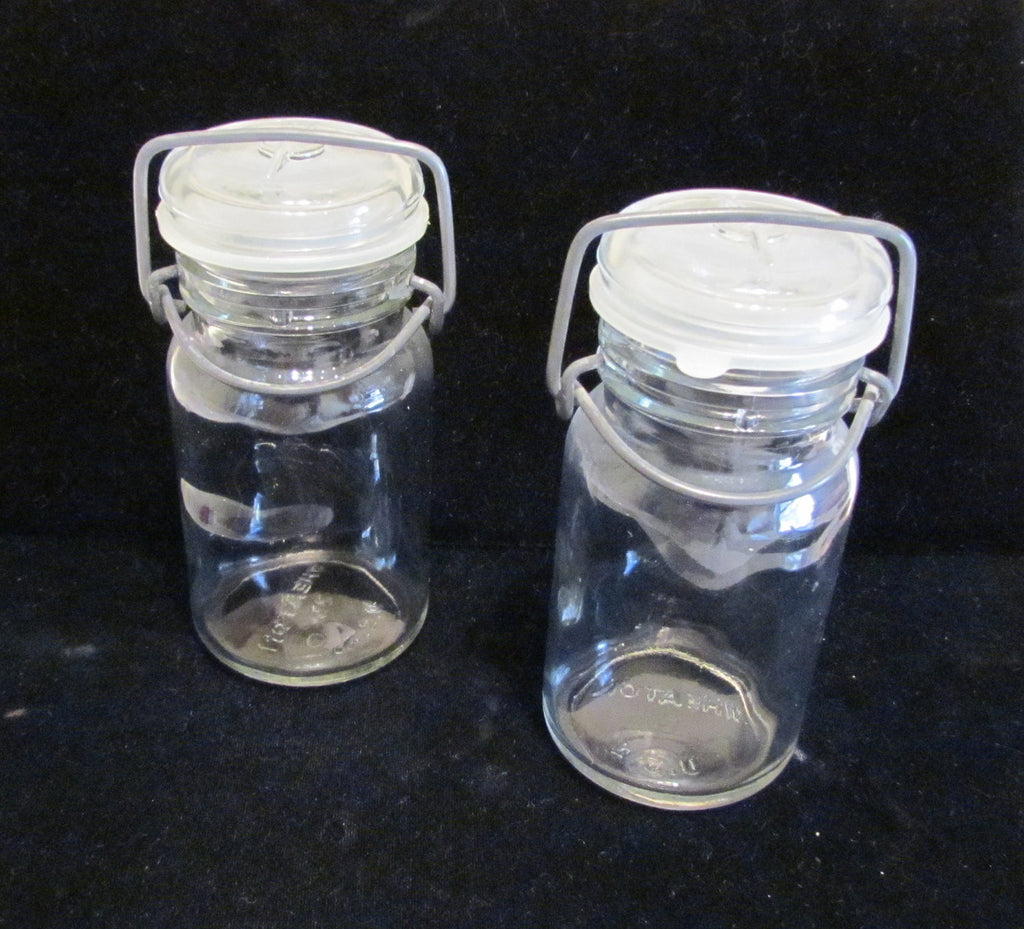 Vintage Mason Jars Wheaton Glass Storage Canning Jars 1970's Mason Food Jars Excellent Condition