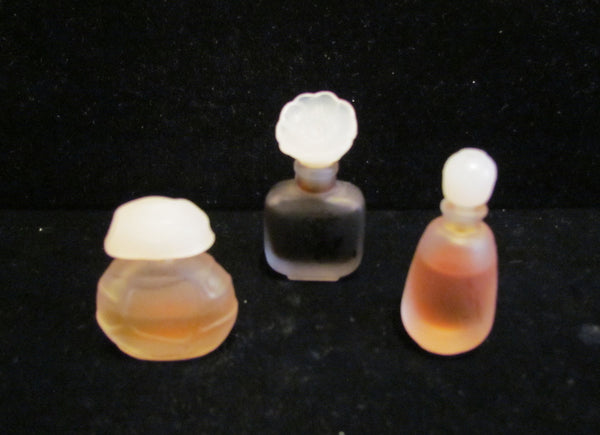 Three Vintage Mini Perfumes Houbigant, Youth Dew, Estee Lauder Private Collection, Rare Perfume Mini Perfume Bottles