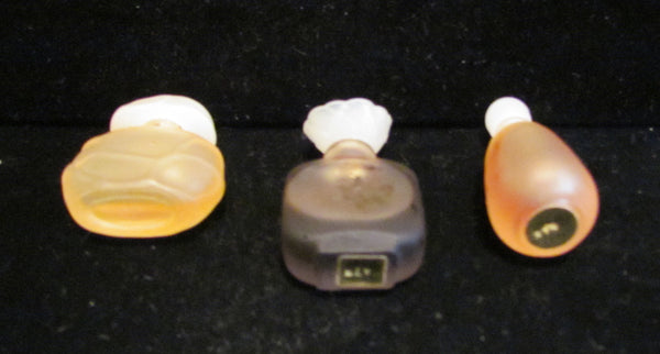 Three Vintage Mini Perfumes Houbigant, Youth Dew, Estee Lauder Private Collection, Rare Perfume Mini Perfume Bottles