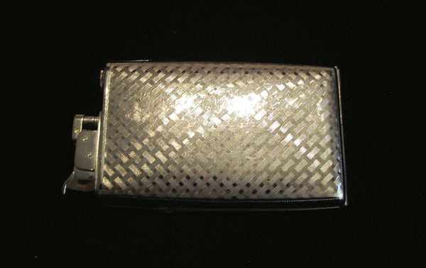 Evans Trig-A-Lite Case Lighter Vintage Cigarette Case 1940's Art Deco Combo Case Lighter Working Condition