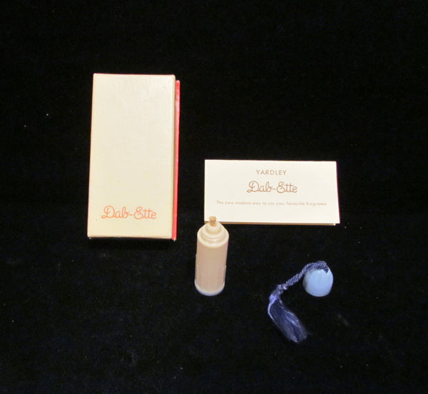 Yardley Perfume Bottle Dab-Ette Dispenser 1956 Vintage Perfume Dauber Excellent Boxed