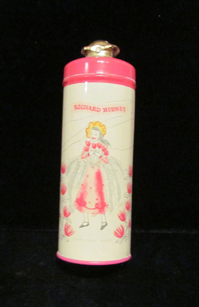 Yanky Clover Richard Hudnut Powder Tin Vintage 1930's Perfume Powder Full & Unused
