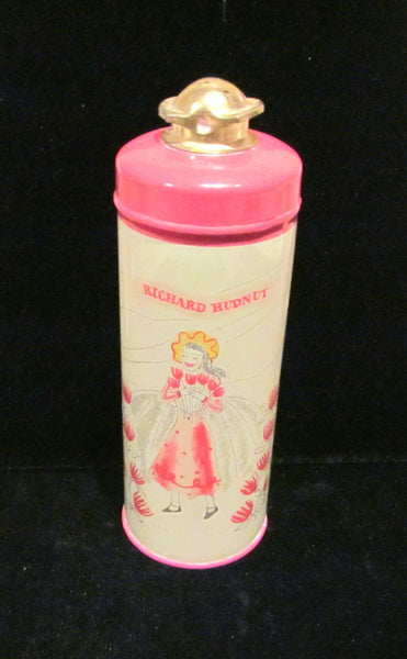 Yanky Clover Richard Hudnut Powder Tin Vintage 1930's Perfume Powder Full & Unused