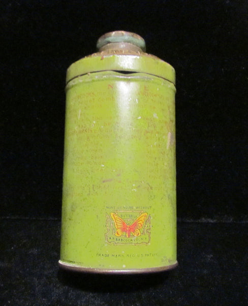 Antique Babcock's Powder Tin 1900's Corylopsis Asian Full Tin