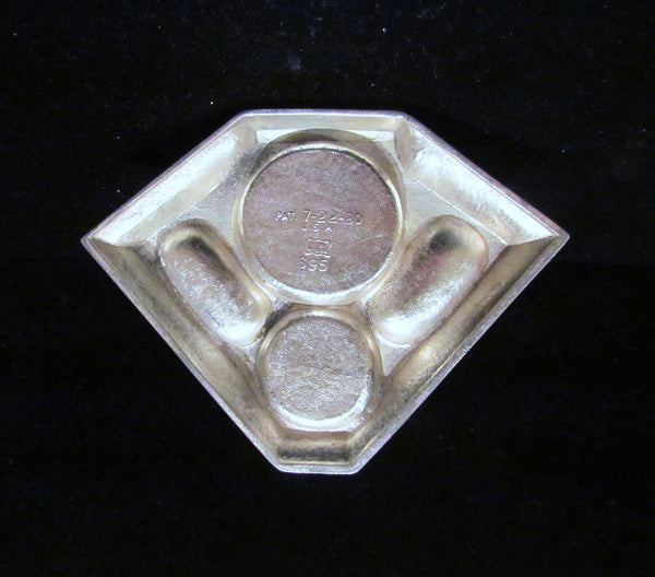 Art Deco Elephant Powder Box 1930's Powder Jar Silver Plated Weidlich Bros. Rare