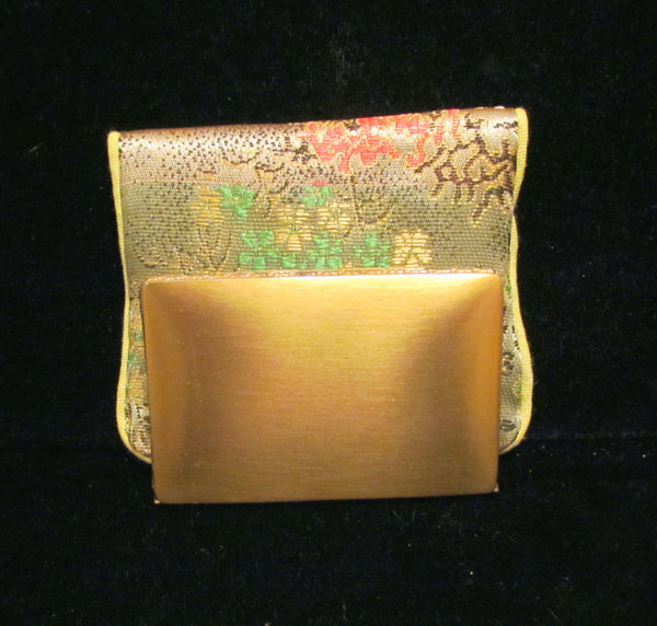 1930s La Mode Guilloche Enamel Powder Rouge And Lipstick Compact Excellent Condition
