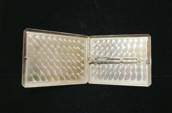 Antique Cigarette Case E B M Co. 1900's Cigarette Case  Edwardian Card Case Antique RARE