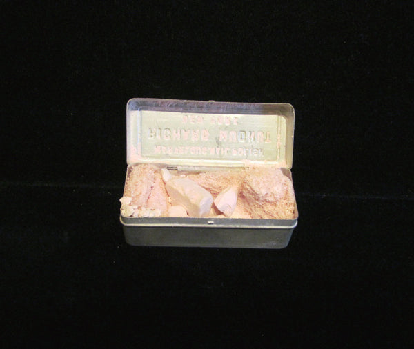 1920's Richard Hudnut Nail Polish Tin Aluminum Box Container Nail Pumice Beauty Box Complete