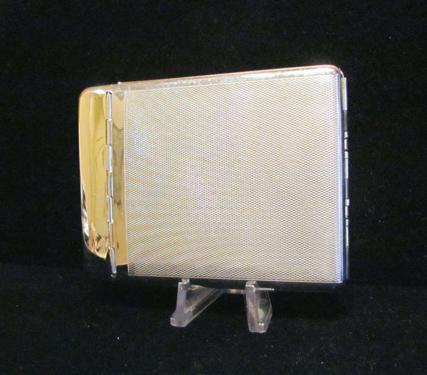 Art Deco Silver Royal Cigarette Case 1940s Business Card Case Rare