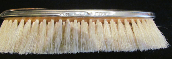 Pink Guilloche Sterling Silver Clothing Brush 1935 Albert Carter Skyscraper Design Mint Condition