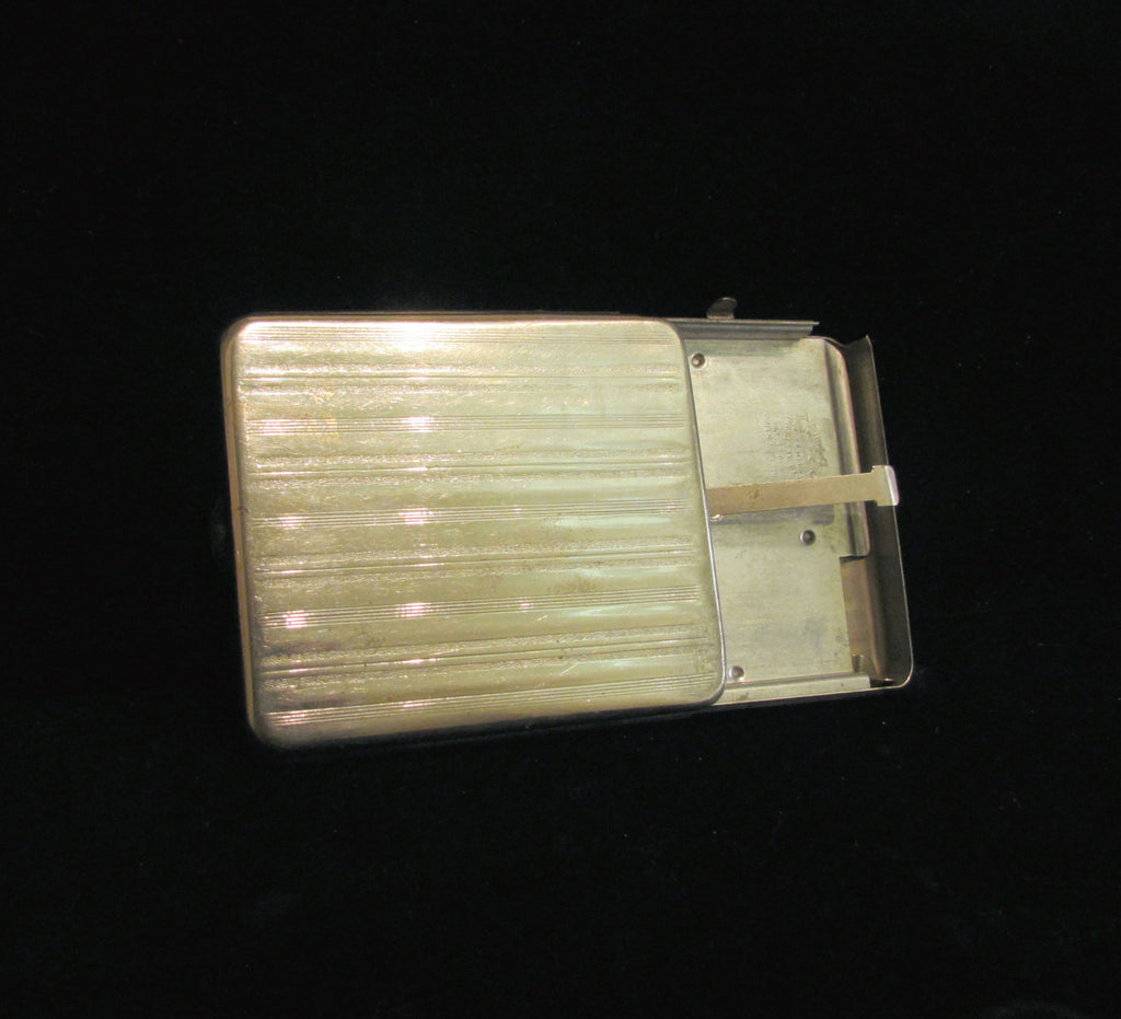 Rare Antique Signed Cigarette Case Marked Silver 800 Pocket 