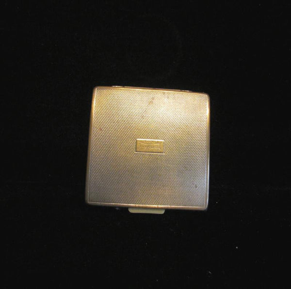 1950s Yardley Powder And Mirror Silver & Gold Tone Compact