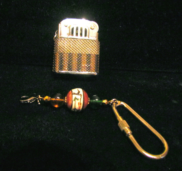 Vintage Windproof Lighter Keychain Lighter Handmade Hummingbird OOAK Keychain Vintage Working Lighter UNIQUE