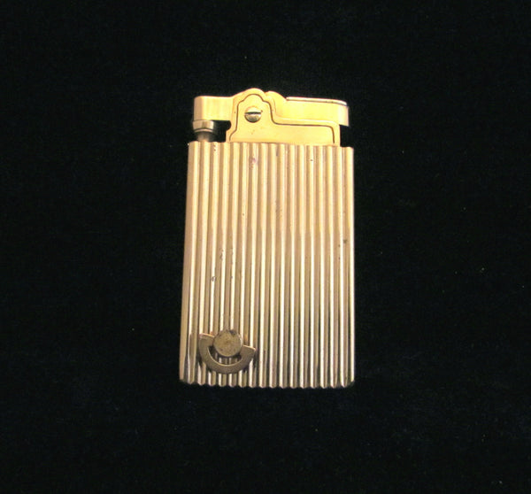1950's Gold Musical Cigarette Working Lighter Vintage Novelty Music Box Working Lighter