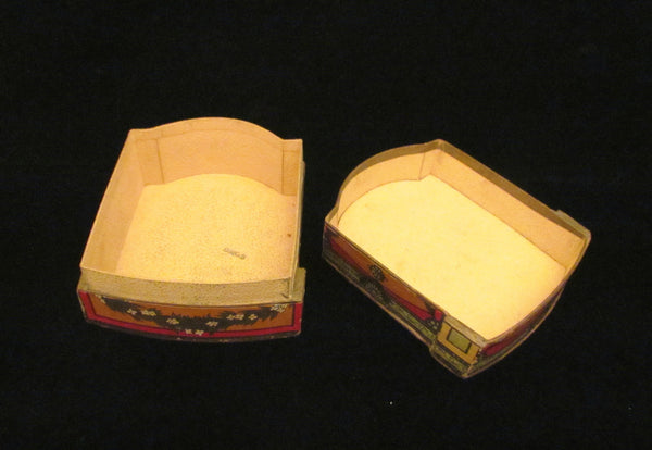 Antique French Powder Box Poudre Lt Piver Pompeia  Face Powder Box Paris Vanity Accessory RARE