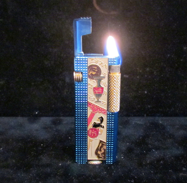 CYGNUS Lift Arm Lighter Roman Style Enamel Working Lighter