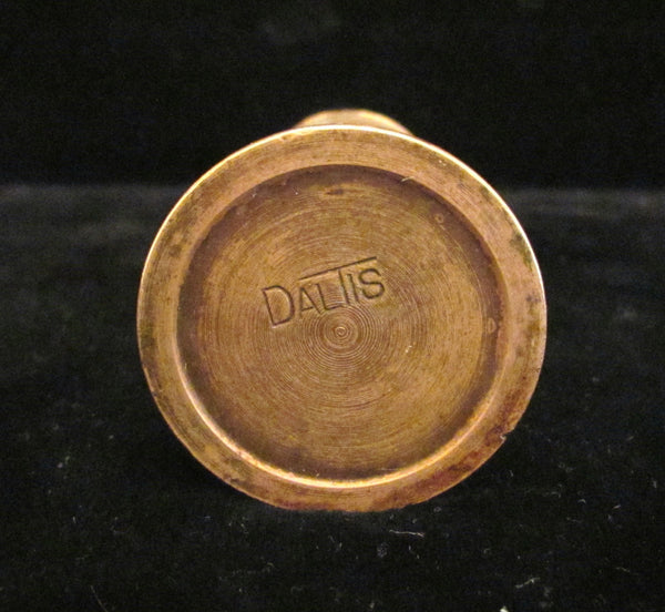 Daltis Art Deco Table Lighter Vintage Brass & Steel Wonderful Working Condition Rare