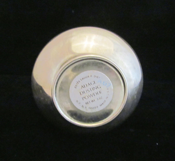 Estee Lauder Pear Powder Jar Silver Dusting Powder Sugar Shaker Vintage Aliage Rare