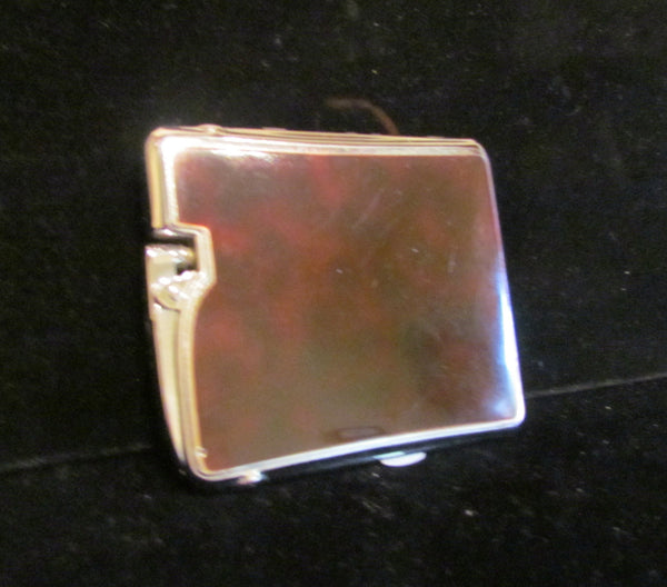 Art Deco Ronson Ten A Case Lighter Enamel Cigarette Case Lighter Vintage Pouch Box Working Excellent Condition